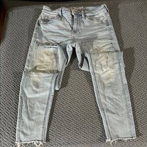 Zara Faded Blue Denim Jeans